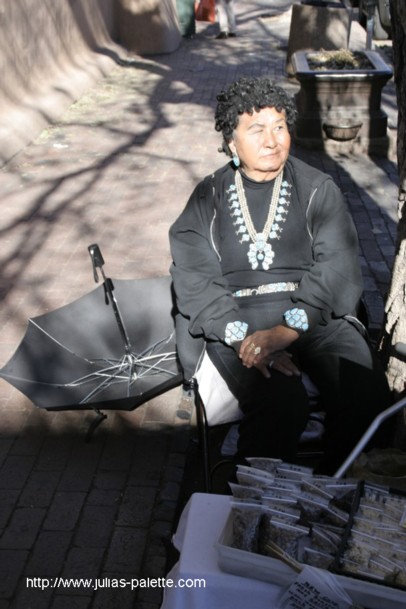 santa fe indian woman
